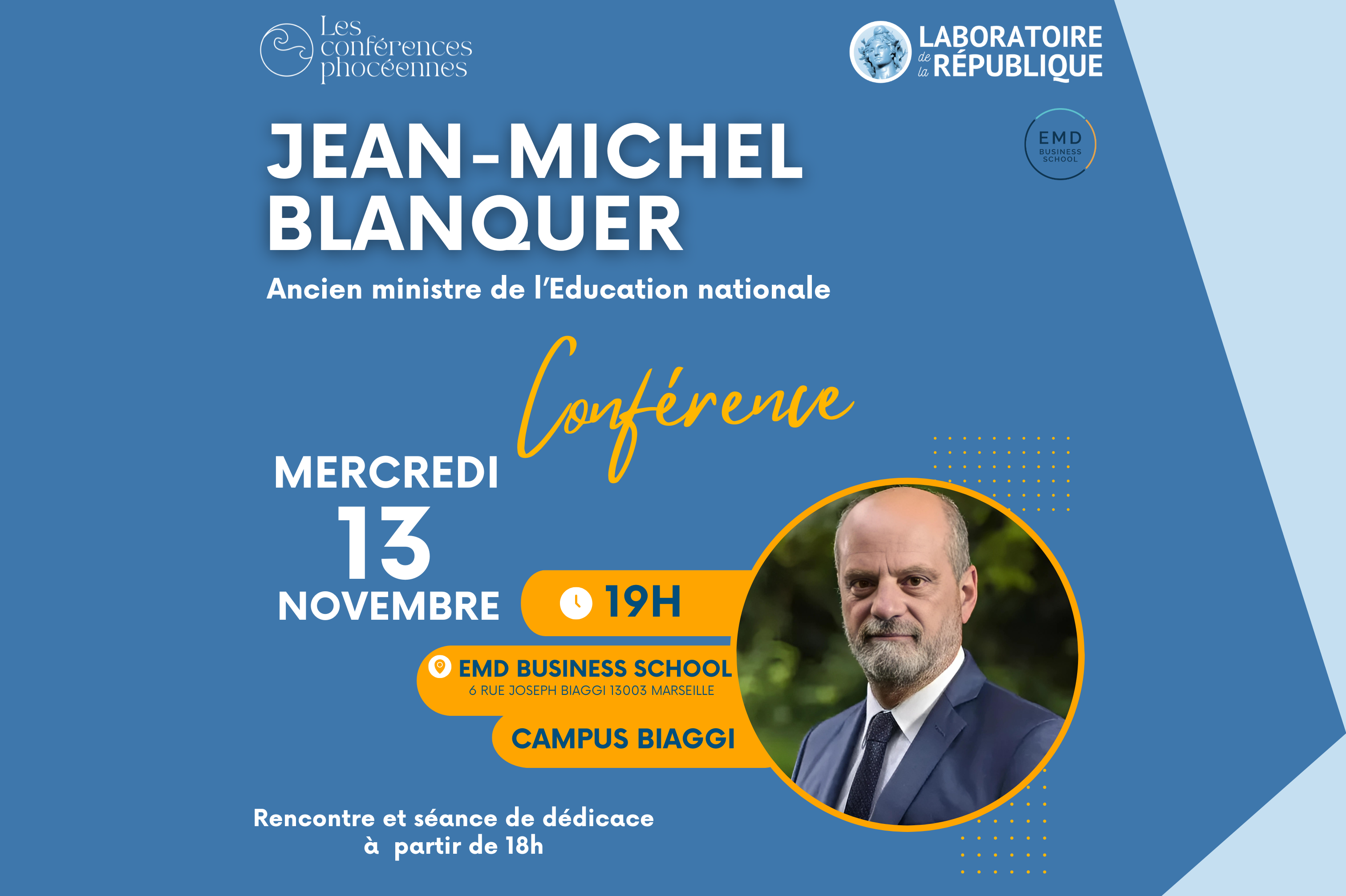 Marseille_conférence_Jean-Michel Blanquer